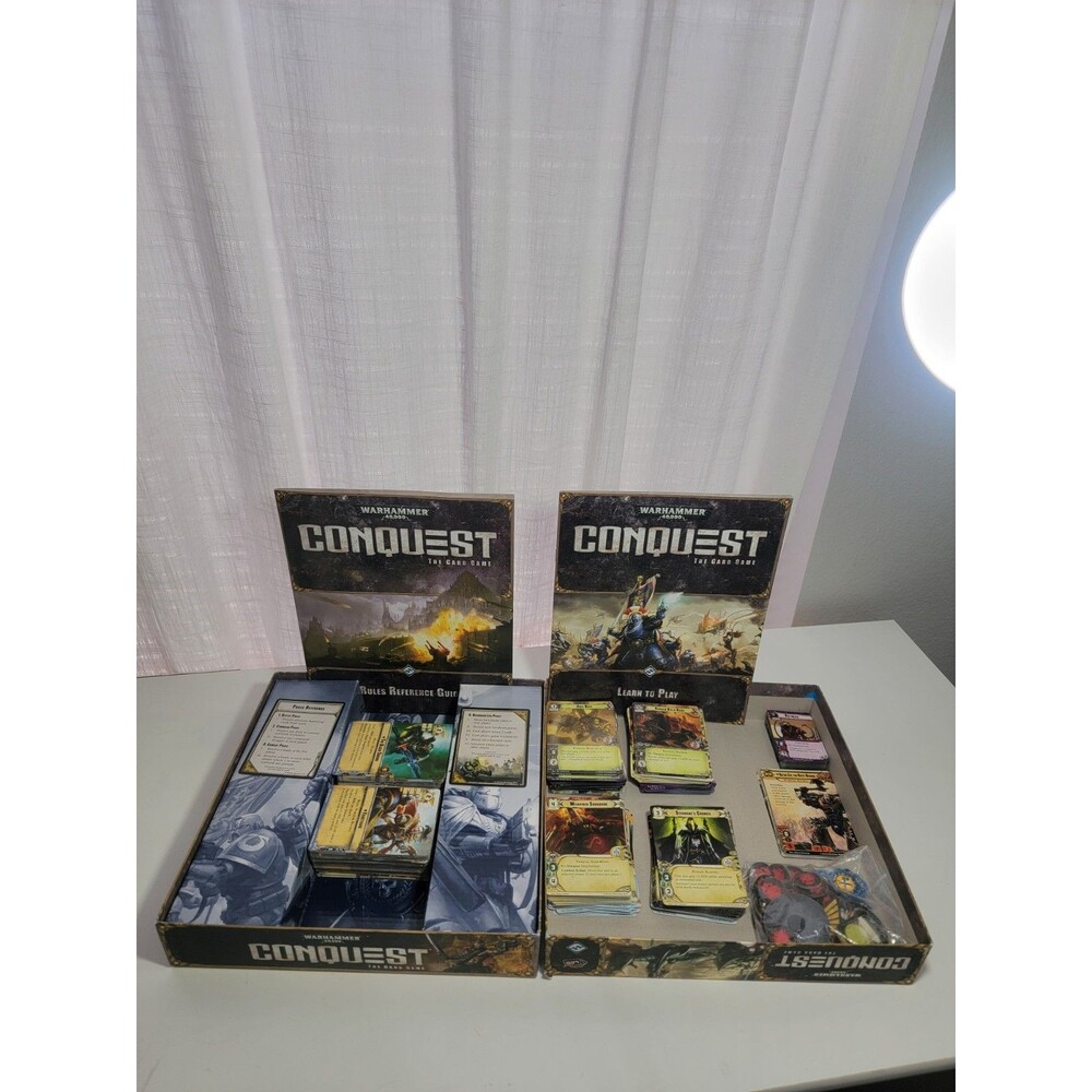 Warhammer 40000 40k Conquest Card Game Lot - Core Game & 200+ Additional  Cards